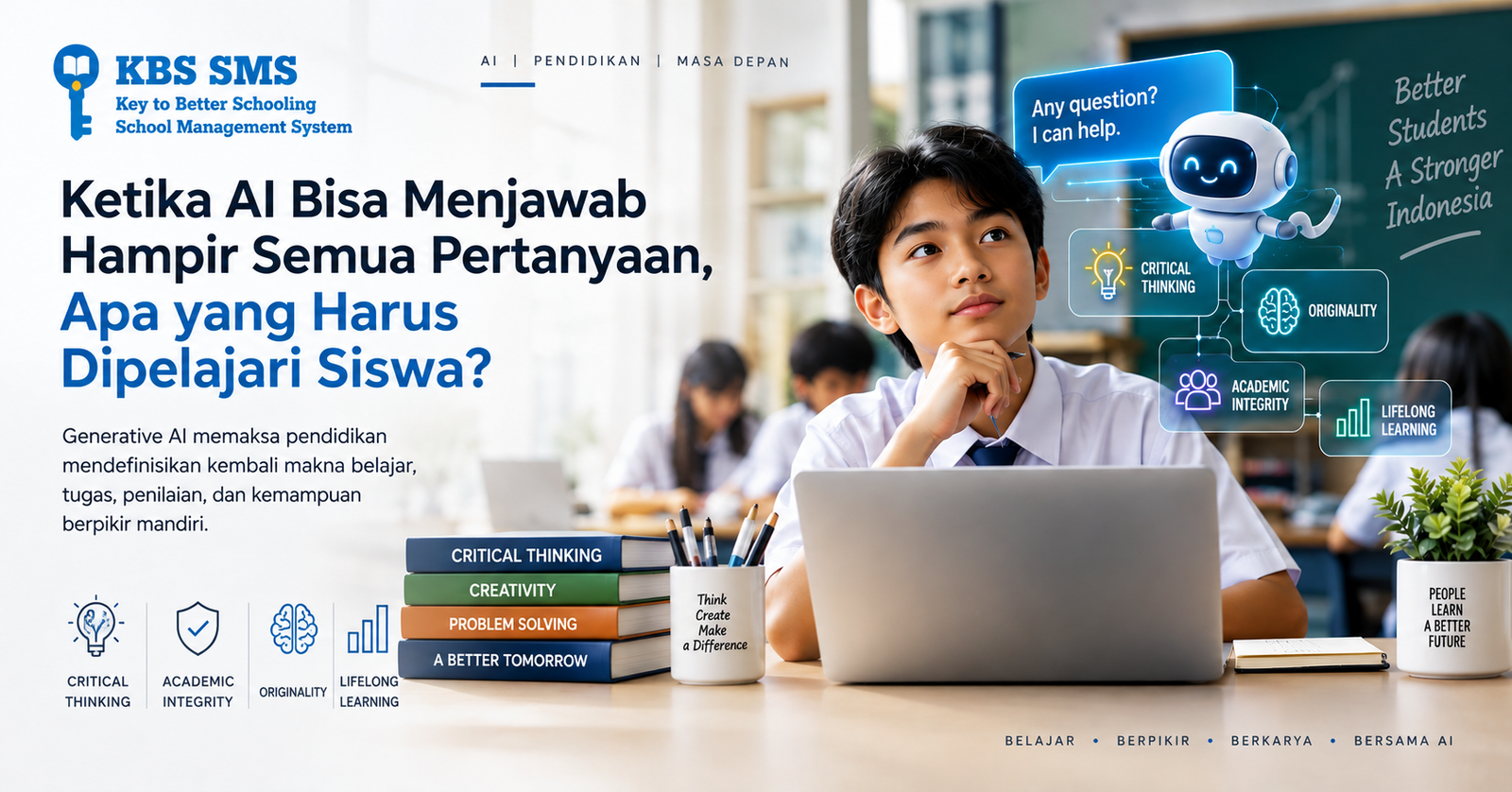 Ketika AI Bisa Menjawab Hampir Semua Pertanyaan, Apa yang Harus Dipelajari Siswa?